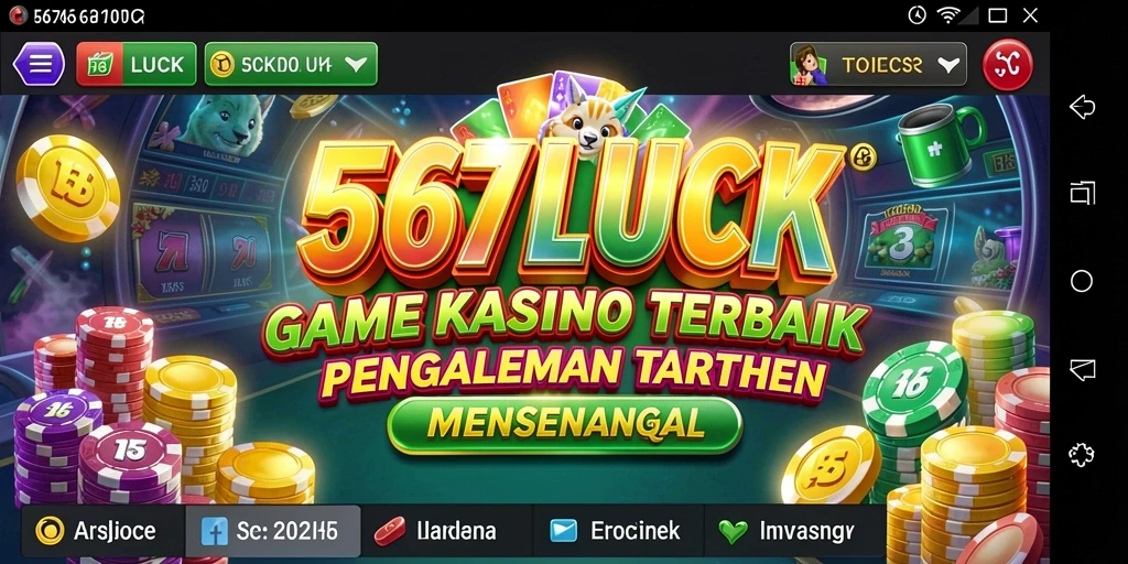 Tampilan utama gameplay di 567LUCK dengan grafik memukau.