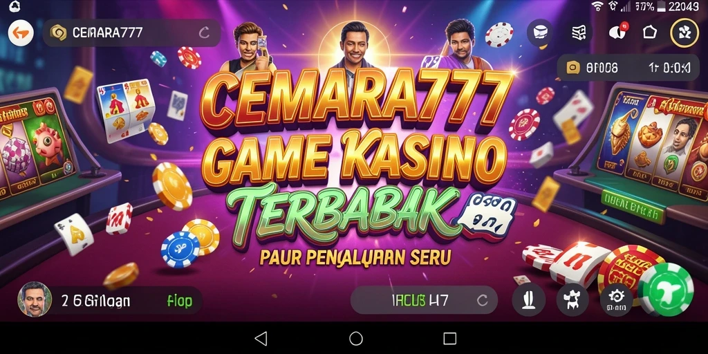 Screenshot gameplay CEMARA777 dengan tampilan menarik permainan Kasino.