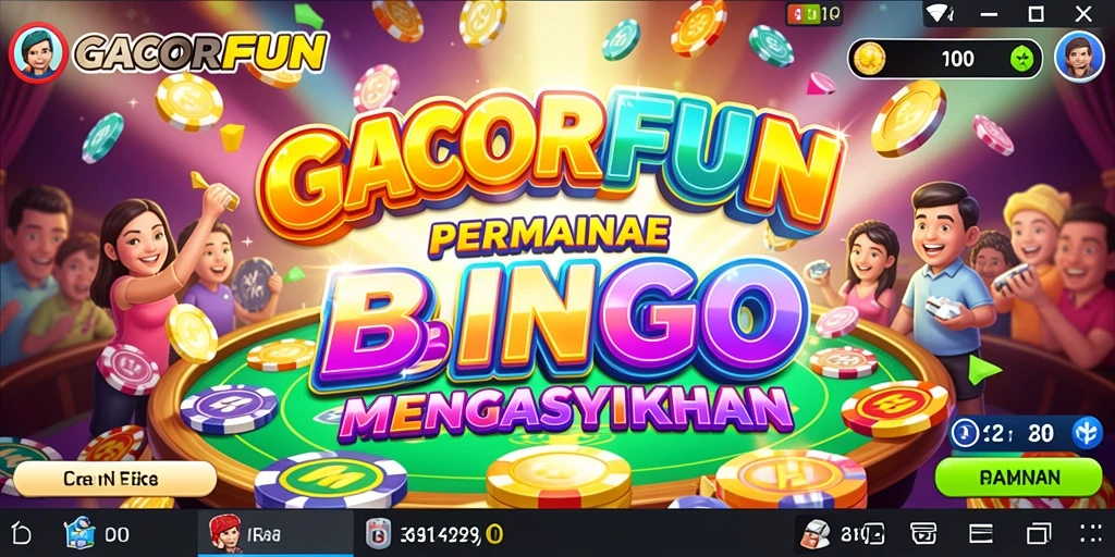 Gameplay seru Bingo di GACORFUN dengan grafis yang menarik.