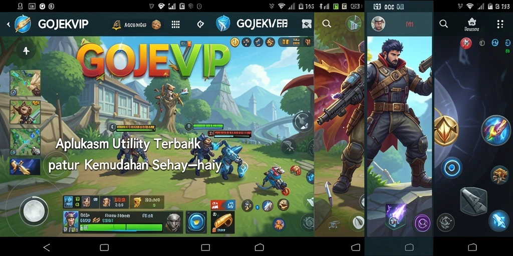 Tampilan menarik dari aplikasi GOJEKVIP yang memudahkan pengguna.