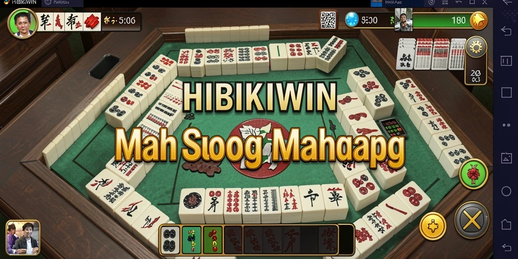Screenshot gameplay HIBIKIWIN yang menarik dan penuh warna.